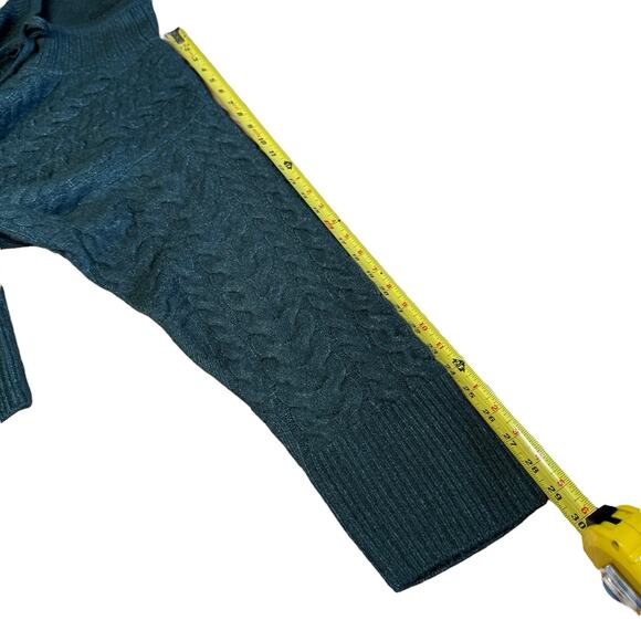 Coldwater Creek Cable Knit Sweater Green Womens 3XL XXXL Comfortable Comfort - Picture 7 of 8